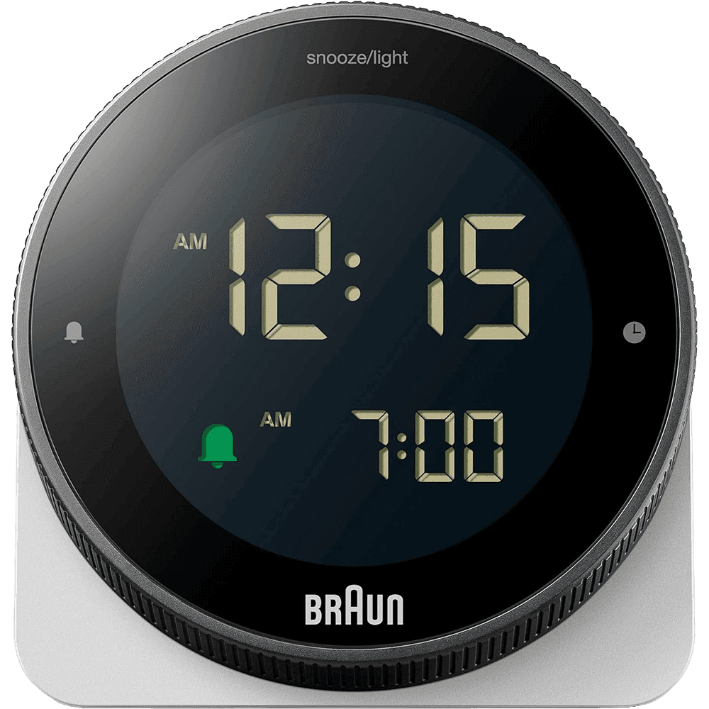 Digital Alarm Clock by Braun